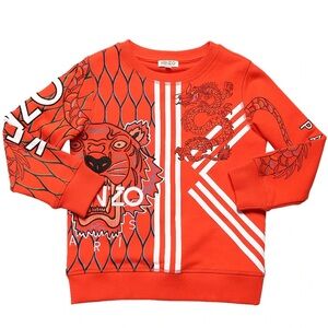 NWOT KENZO PARIS CHINESE NEW YEAR CAPSULE TIGER & DRAGON SWEATSHIRT SZ 6 & 10